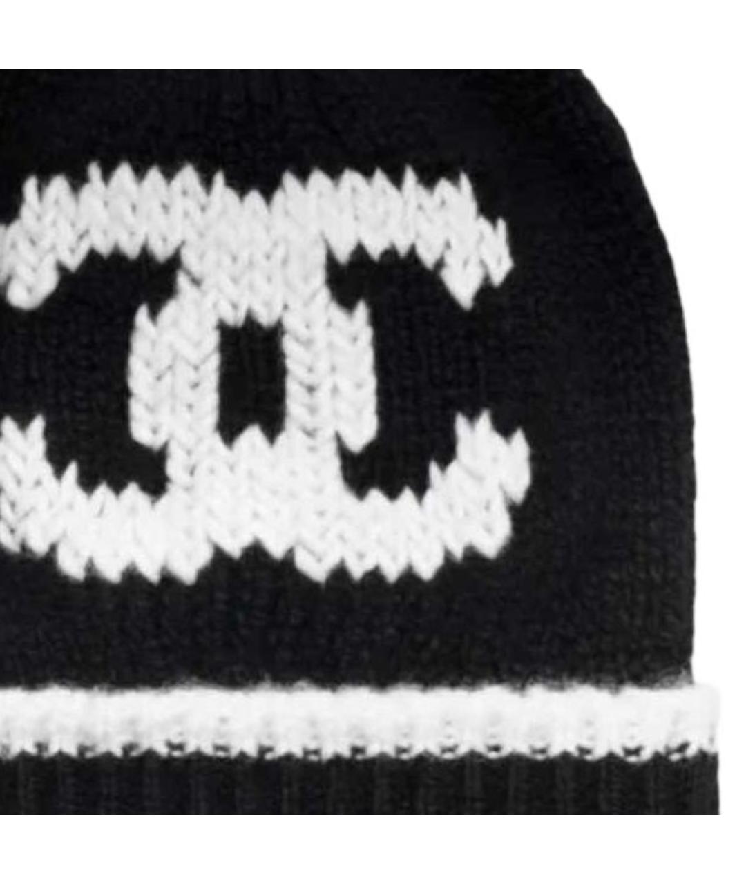 CHANEL Черная шапка, фото 2