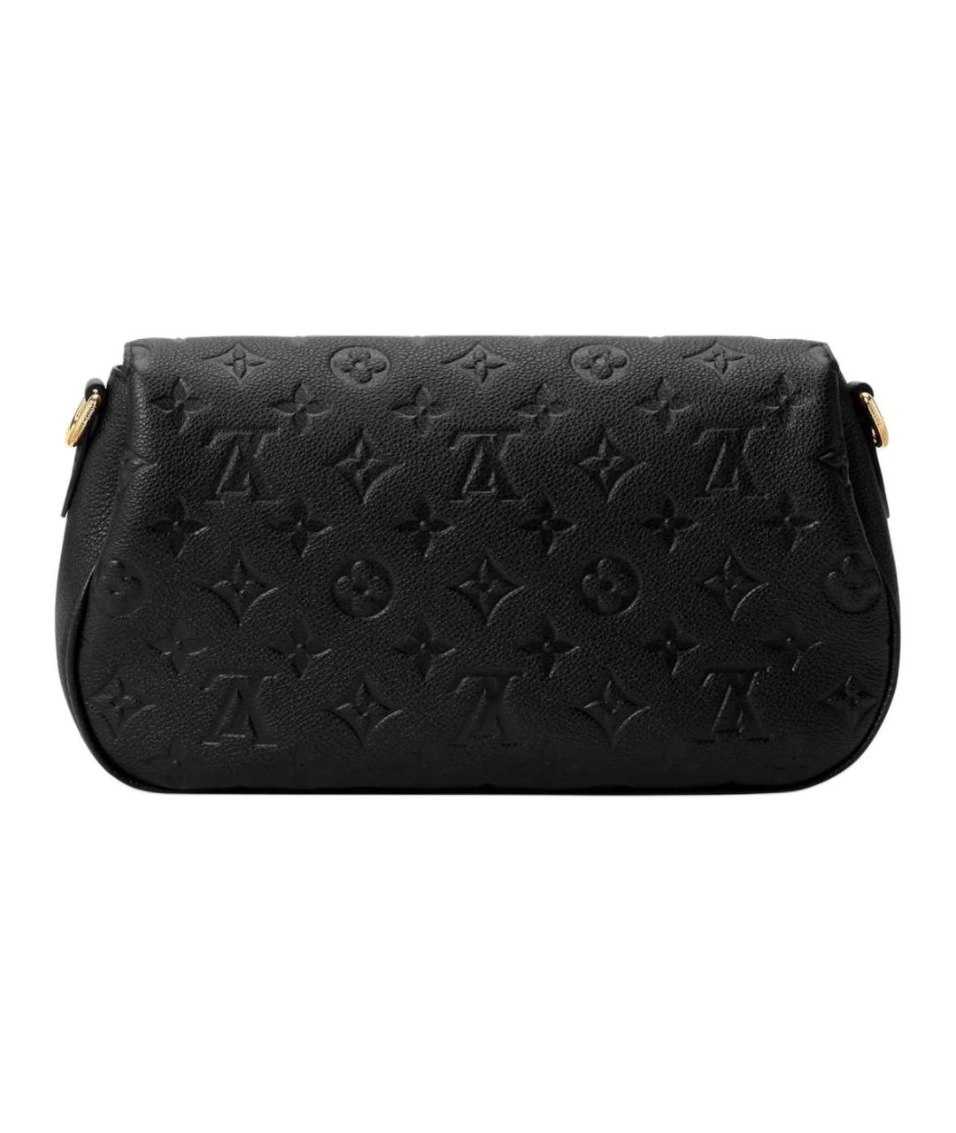LOUIS VUITTON Черная кожаная сумка через плечо, фото 3