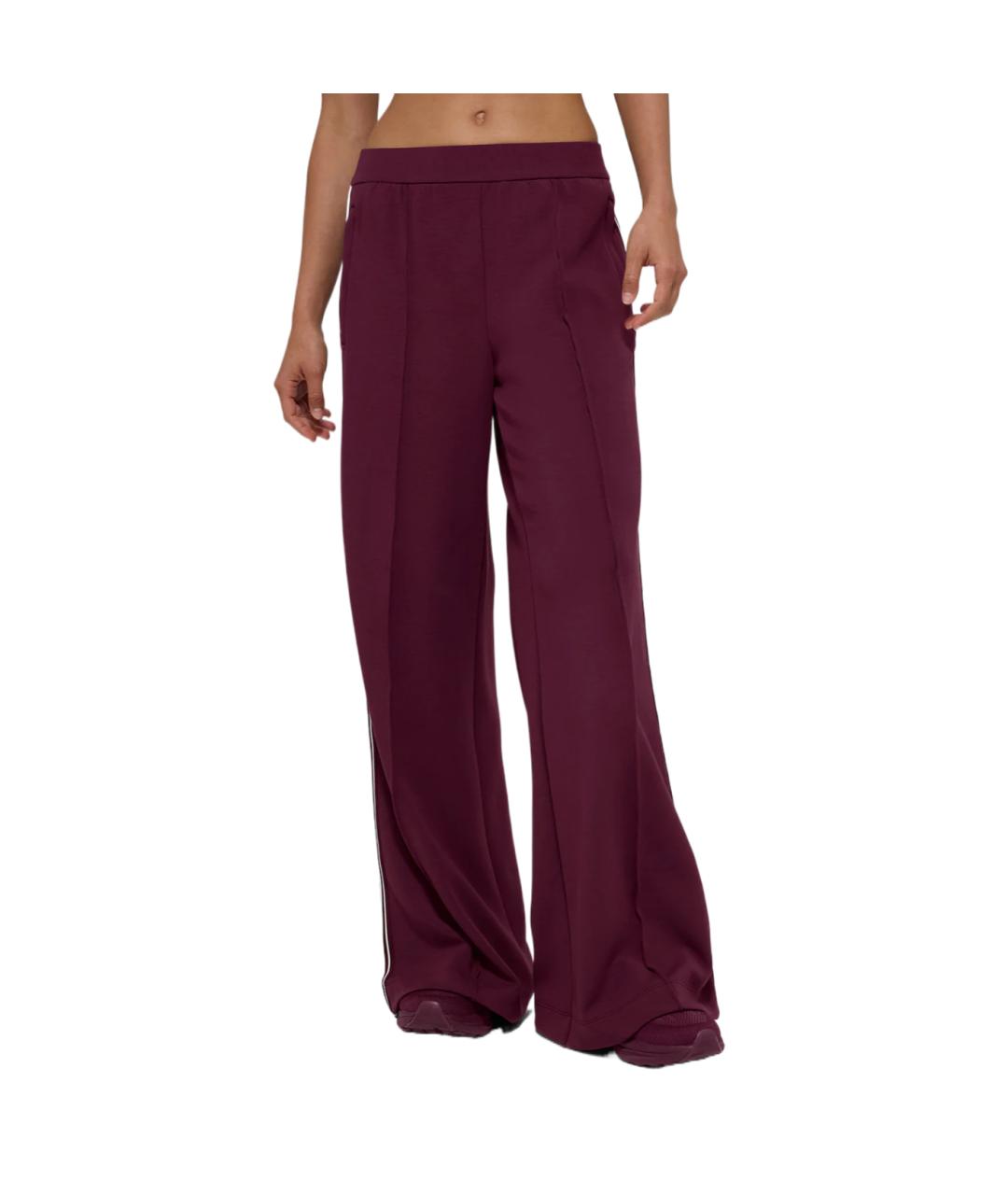 ALO YOGA Бордовые спортивные брюки и шорты, фото 5