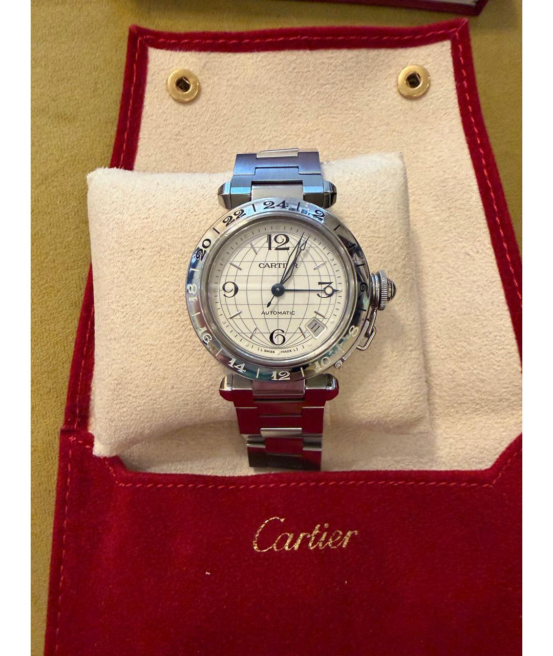 CARTIER Серебряные часы, фото 9