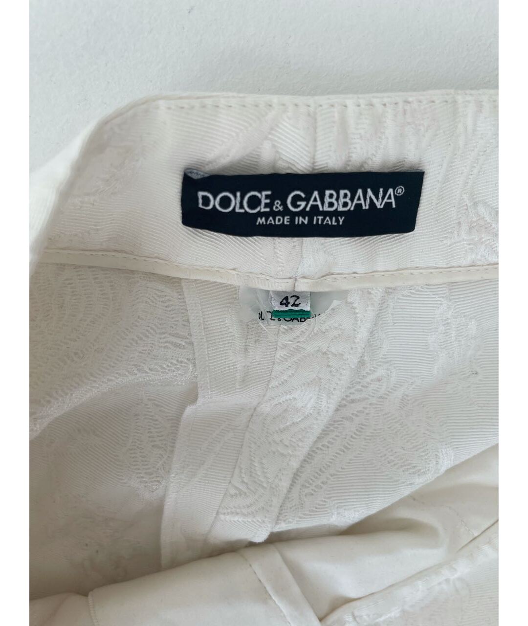 DOLCE&GABBANA Шелковый костюм с брюками, фото 7