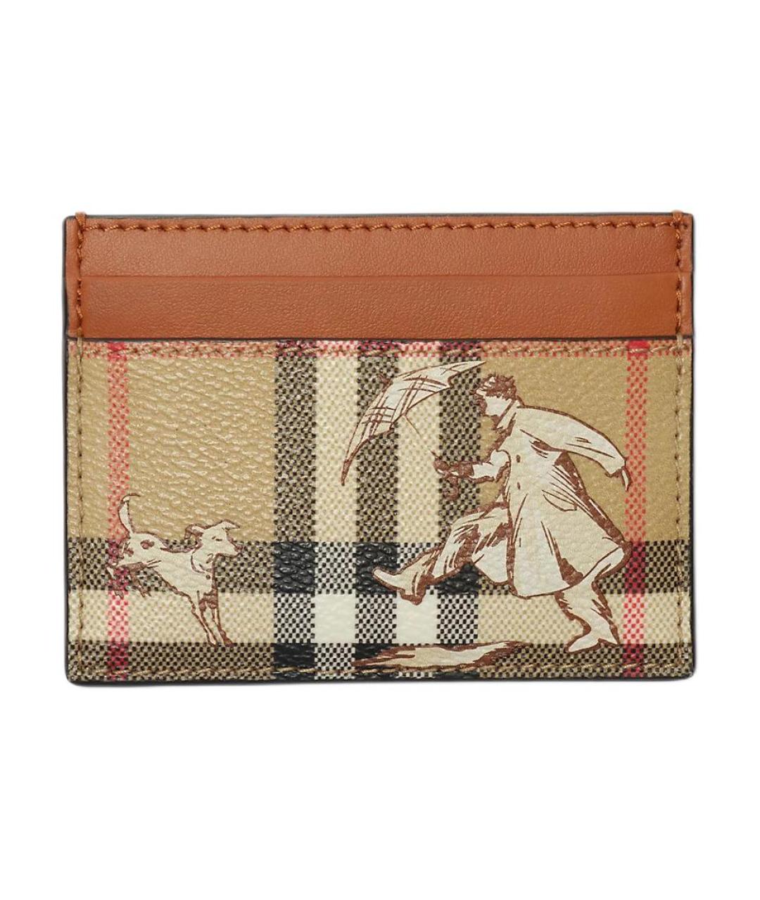 BURBERRY Бежевый кардхолдер, фото 2