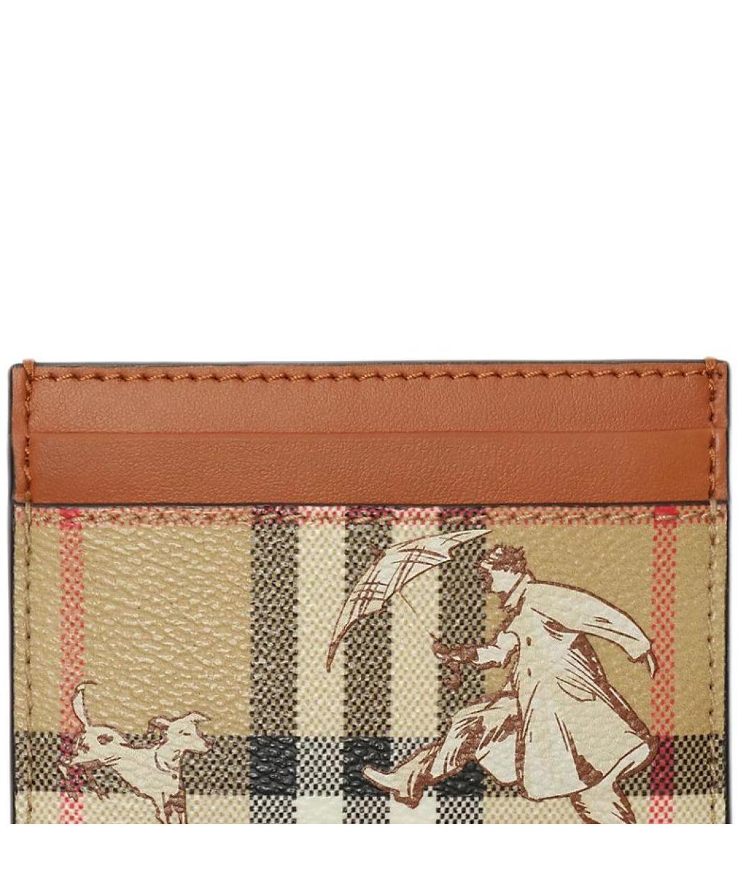 BURBERRY Бежевый кардхолдер, фото 4