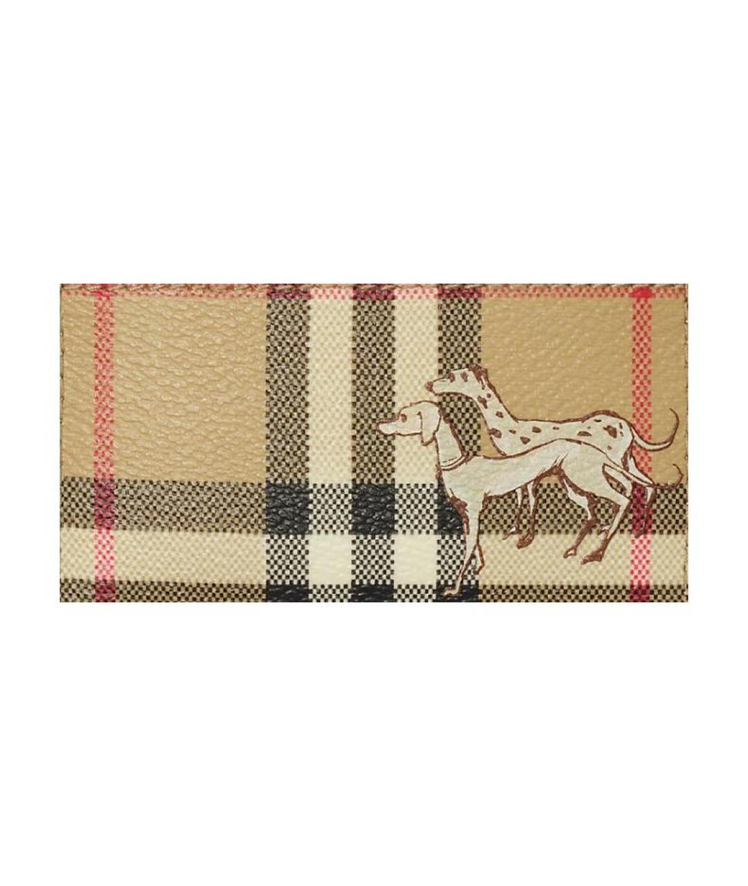 BURBERRY Бежевый кардхолдер, фото 3