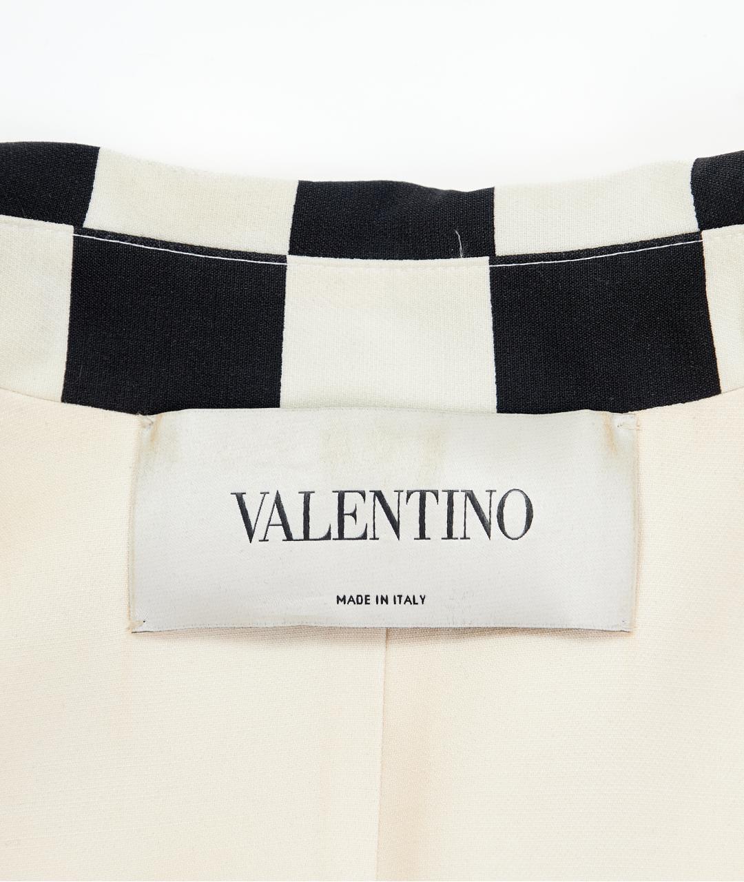 VALENTINO Белое шерстяное коктейльное платье, фото 4