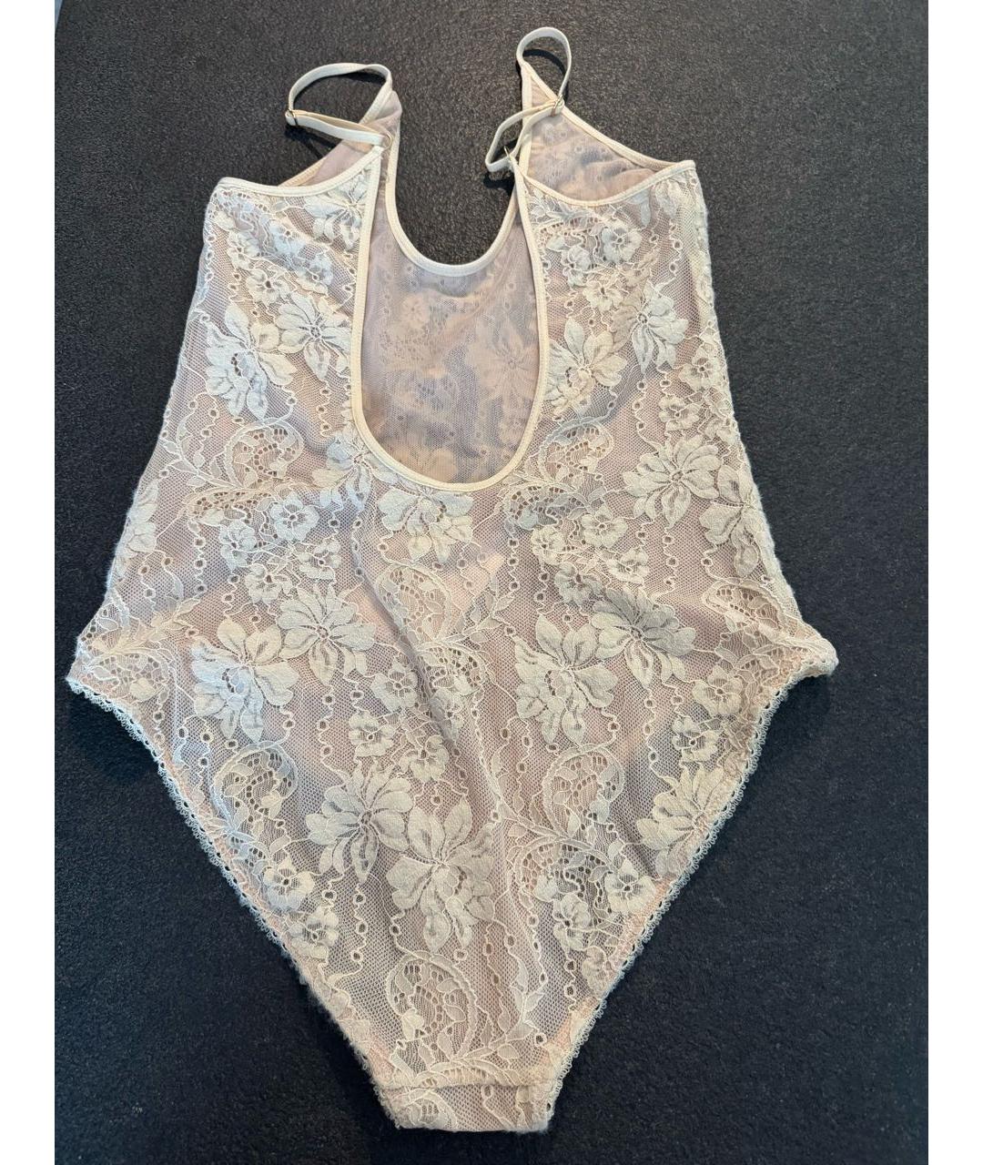 ZIMMERMANN Бежевое кружевное боди, фото 3