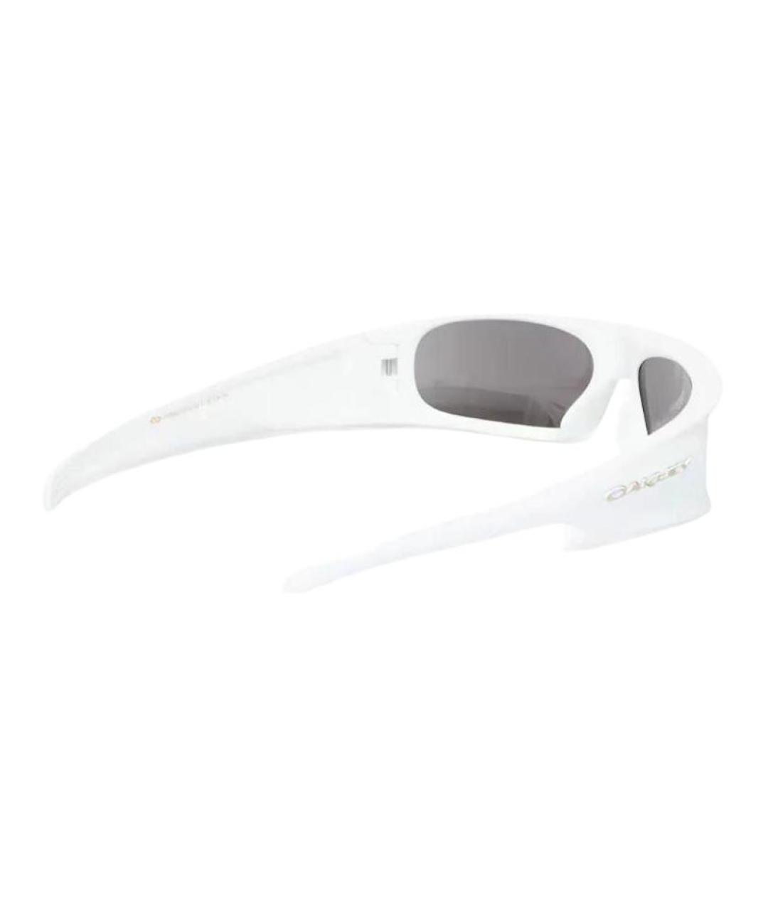 OAKLEY Белые пластиковые солнцезащитные очки, фото 3