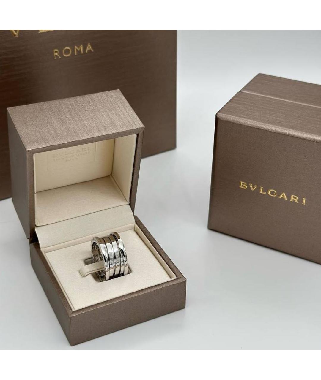 BVLGARI Кольцо из белого золота, фото 3