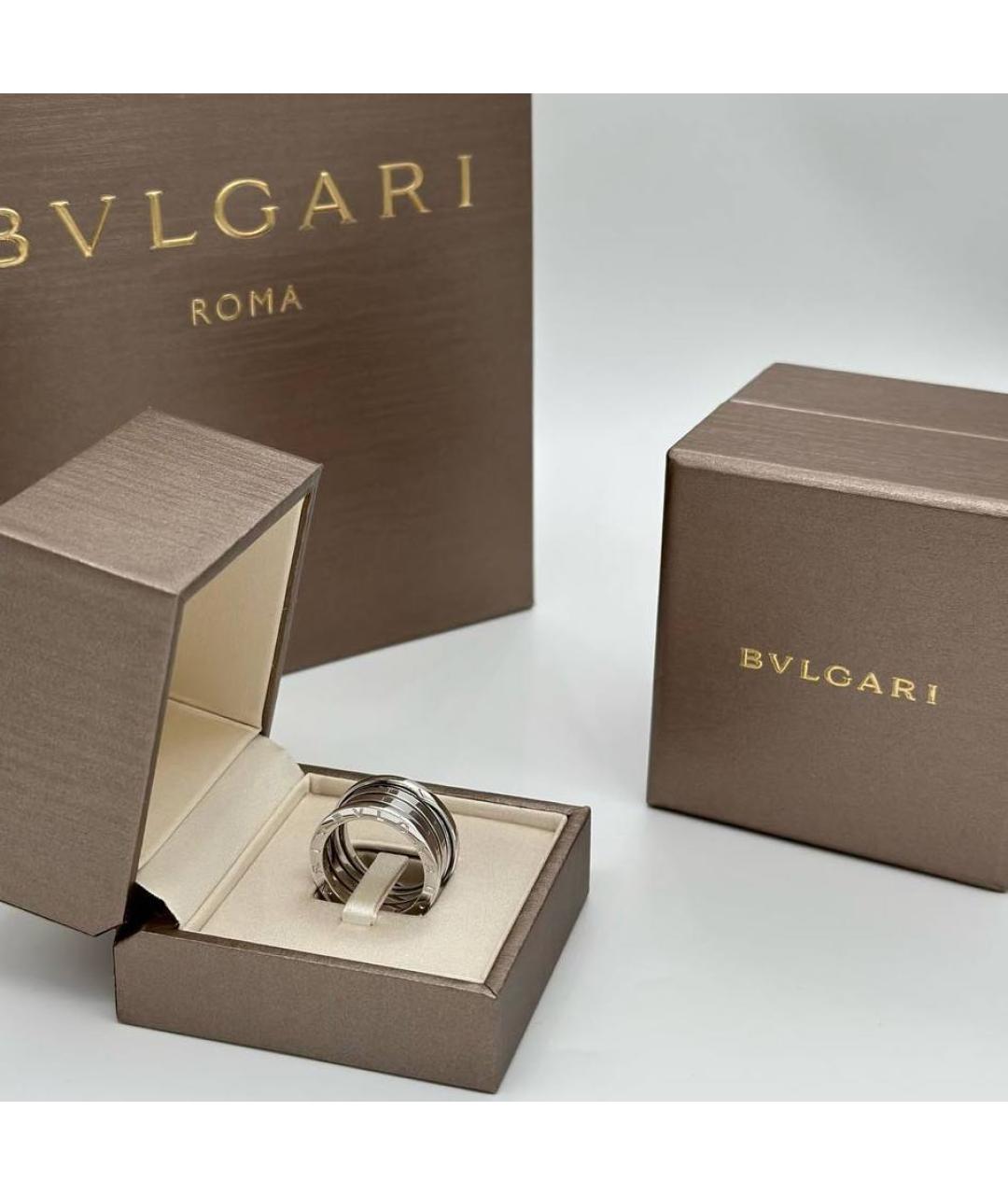 BVLGARI Кольцо из белого золота, фото 2