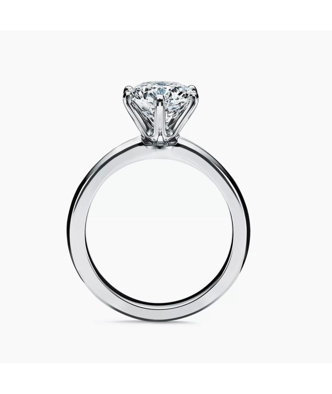 TIFFANY&CO Серебряное платиновое кольцо, фото 4