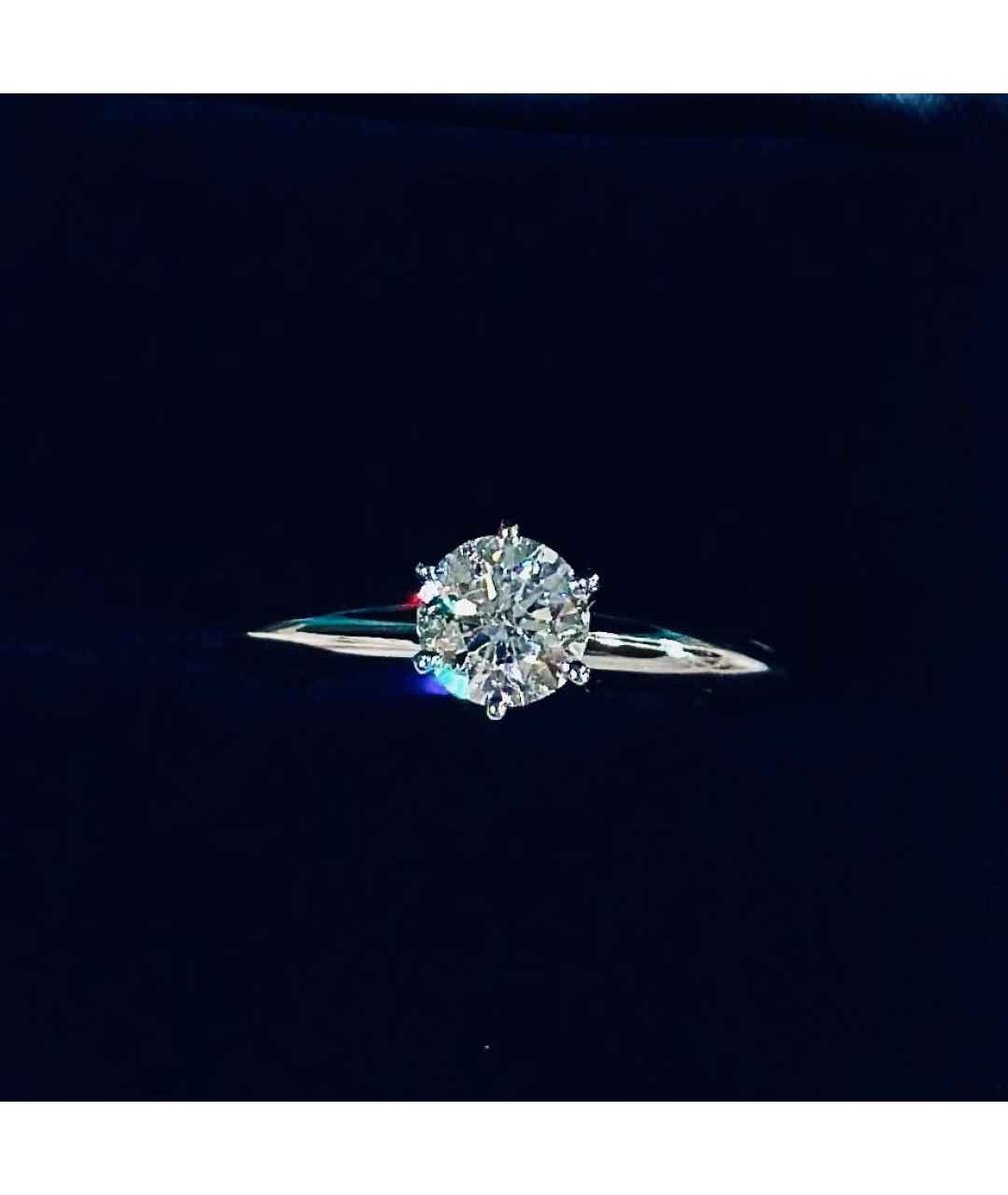 TIFFANY&CO Серебряное платиновое кольцо, фото 3