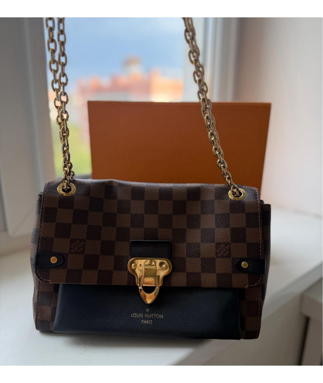 LOUIS VUITTON Коричневая канва сумка через плечо, фото 2