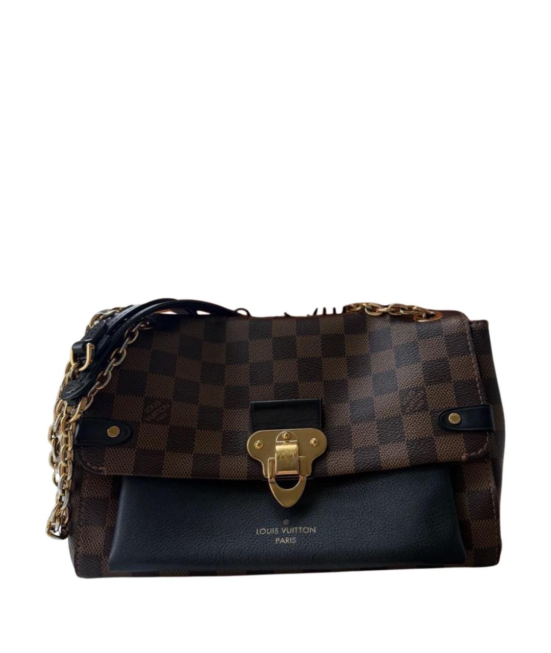 LOUIS VUITTON Коричневая канва сумка через плечо, фото 4