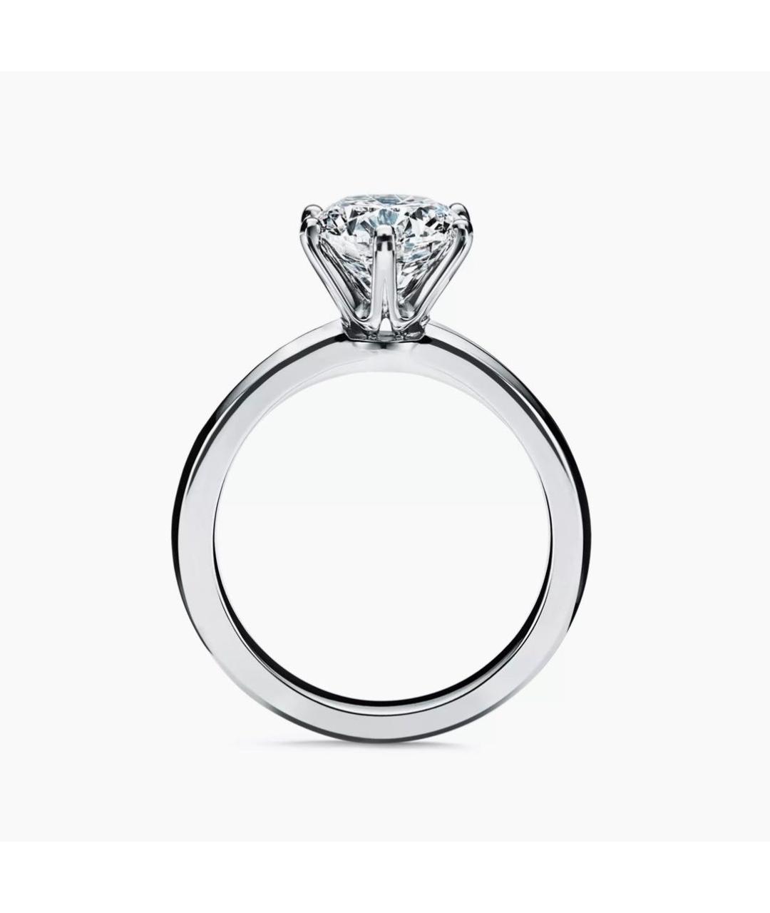 TIFFANY&CO Белое платиновое кольцо, фото 5
