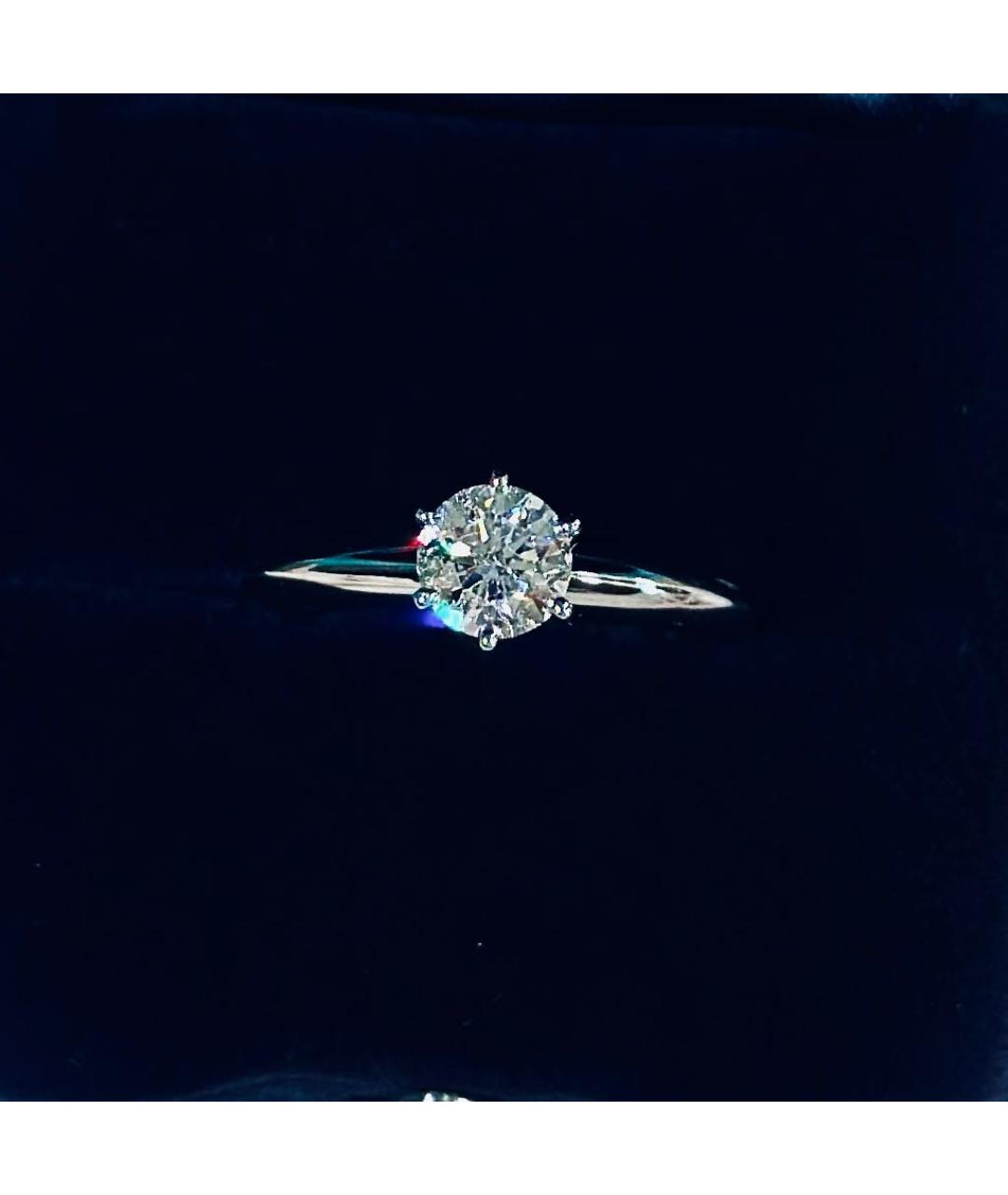 TIFFANY&CO Белое платиновое кольцо, фото 3