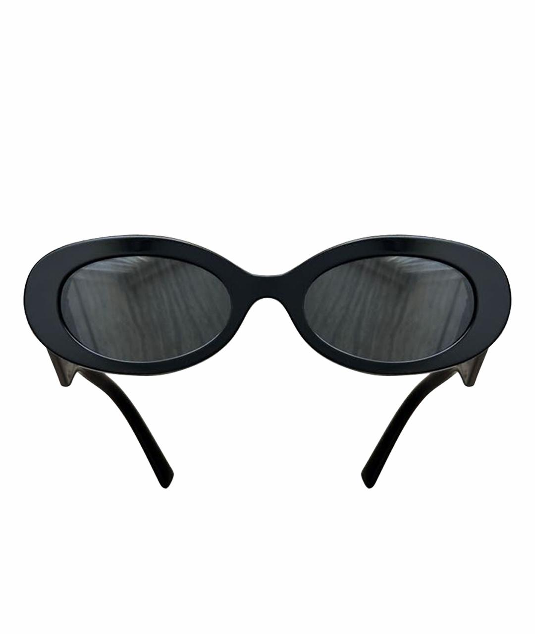 DOLCE&GABBANA Черные пластиковые солнцезащитные очки, фото 1