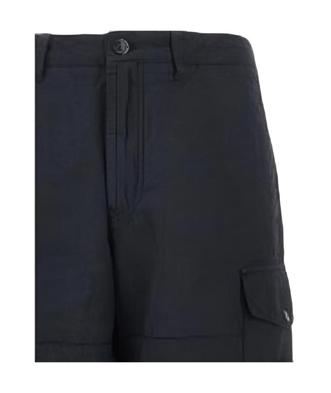 STONE ISLAND Темно-синие повседневные брюки, фото 3