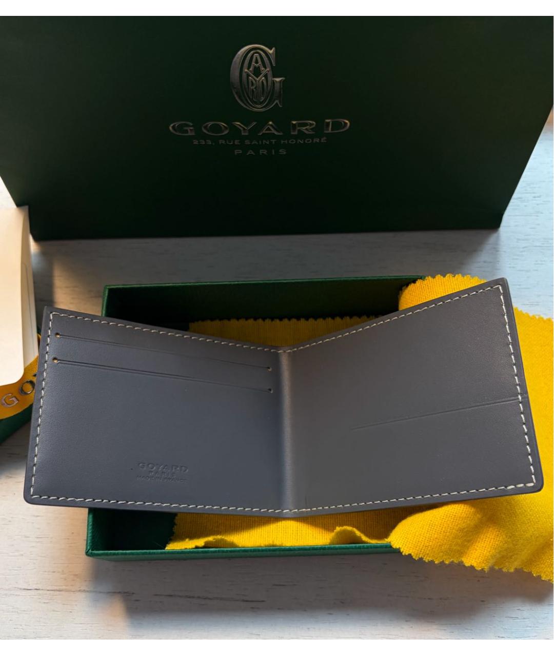 GOYARD Серый кардхолдер, фото 6