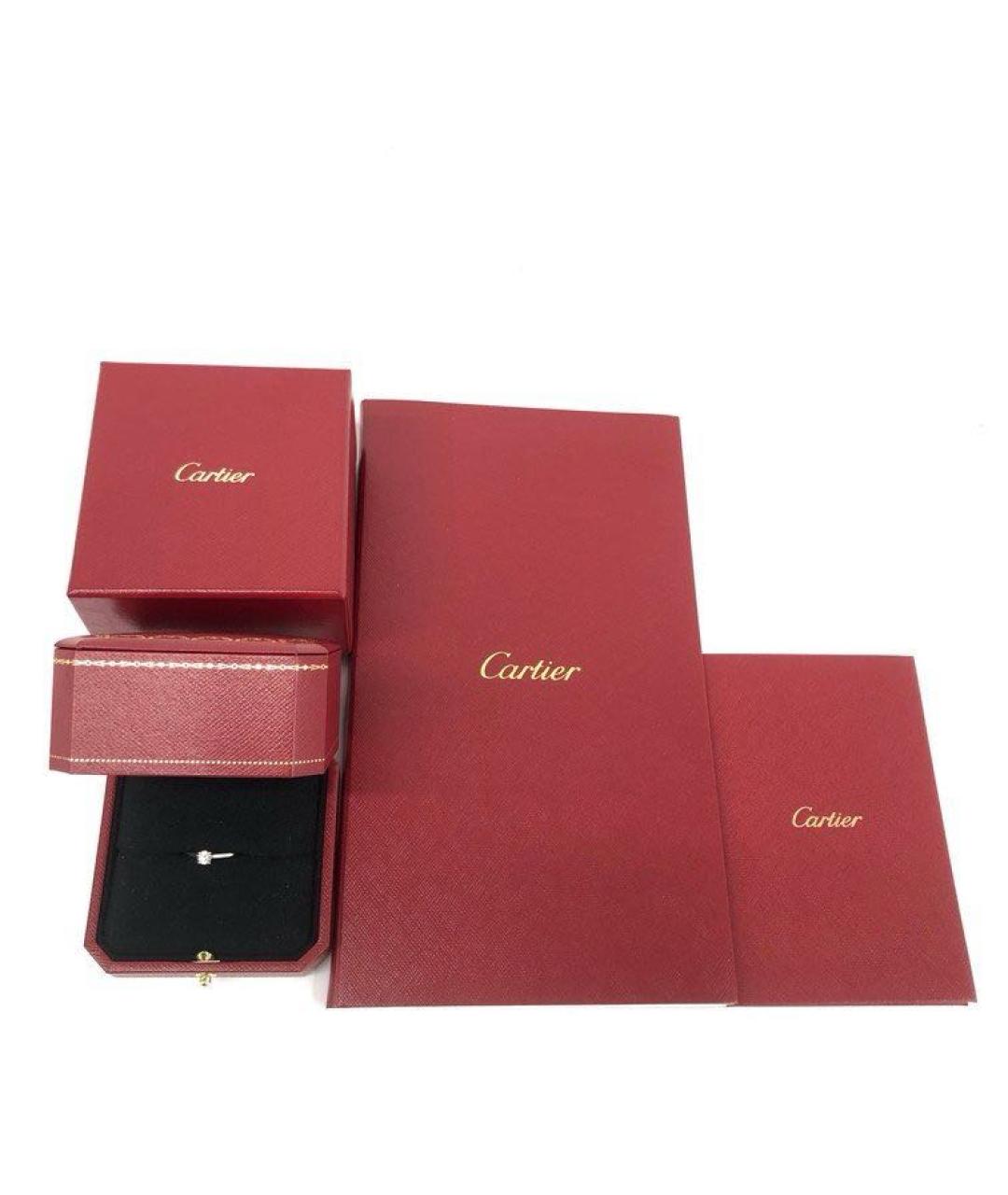CARTIER Серебряное платиновое кольцо, фото 5