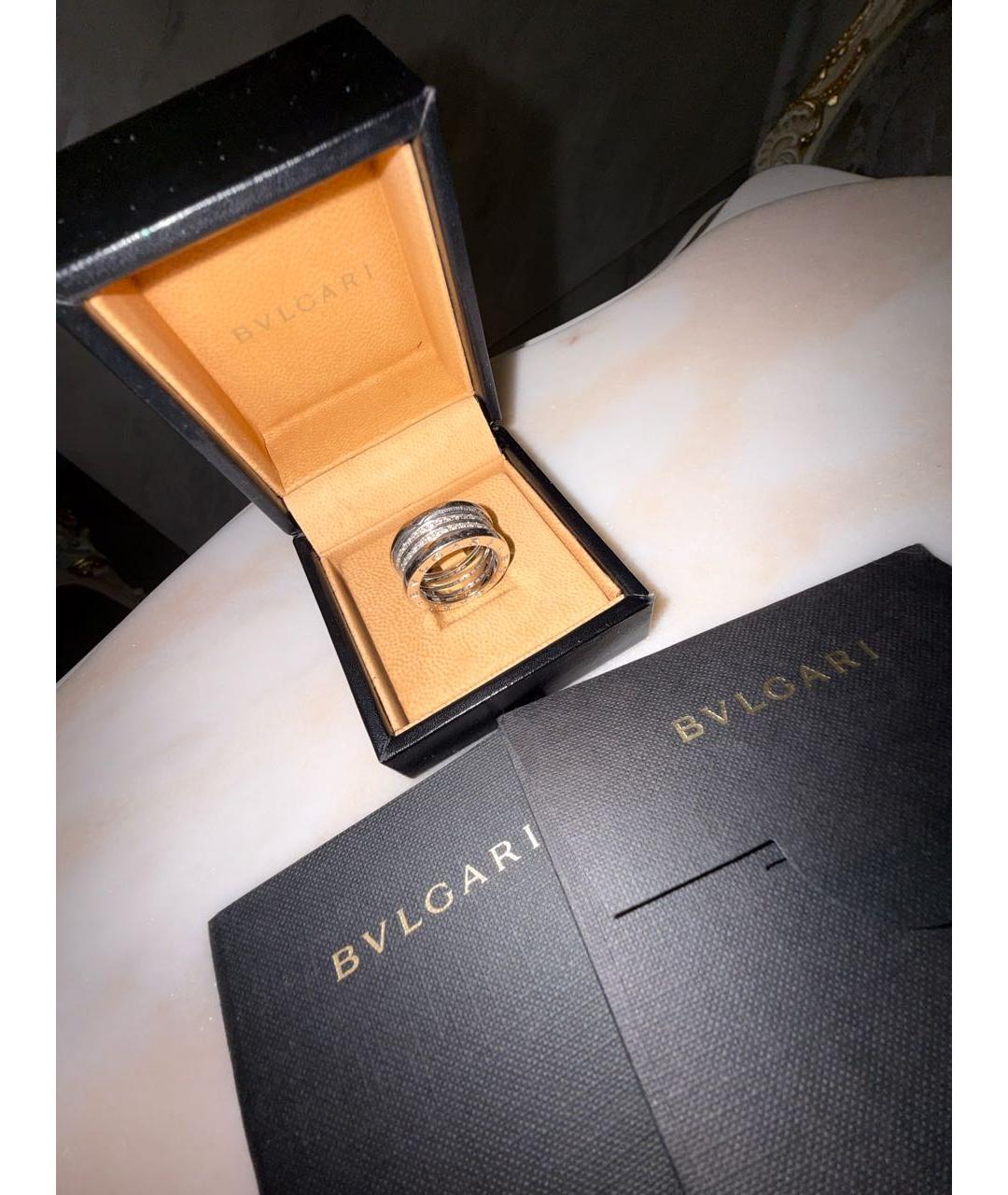 BVLGARI Серебряное кольцо из белого золота, фото 4