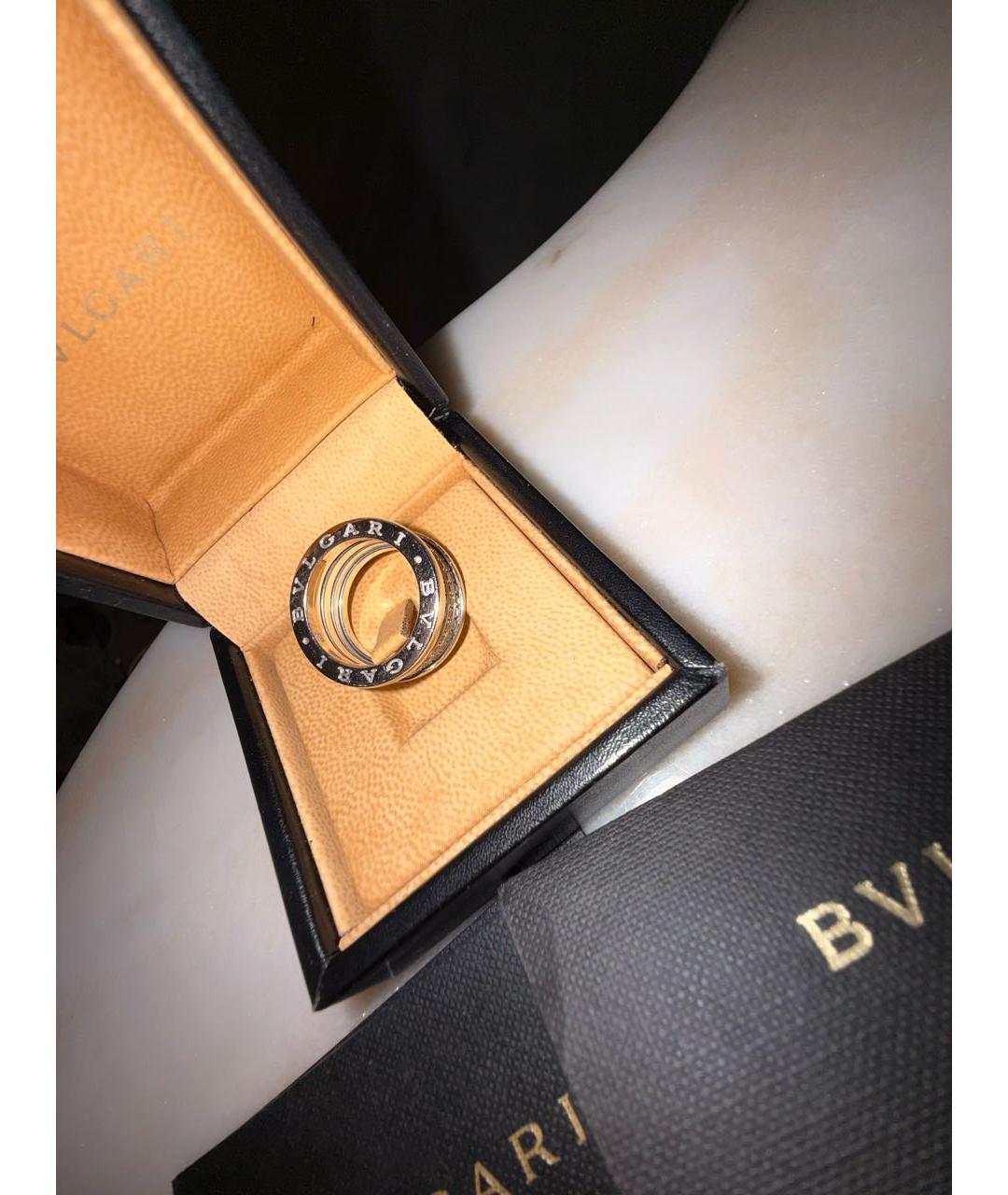 BVLGARI Серебряное кольцо из белого золота, фото 2