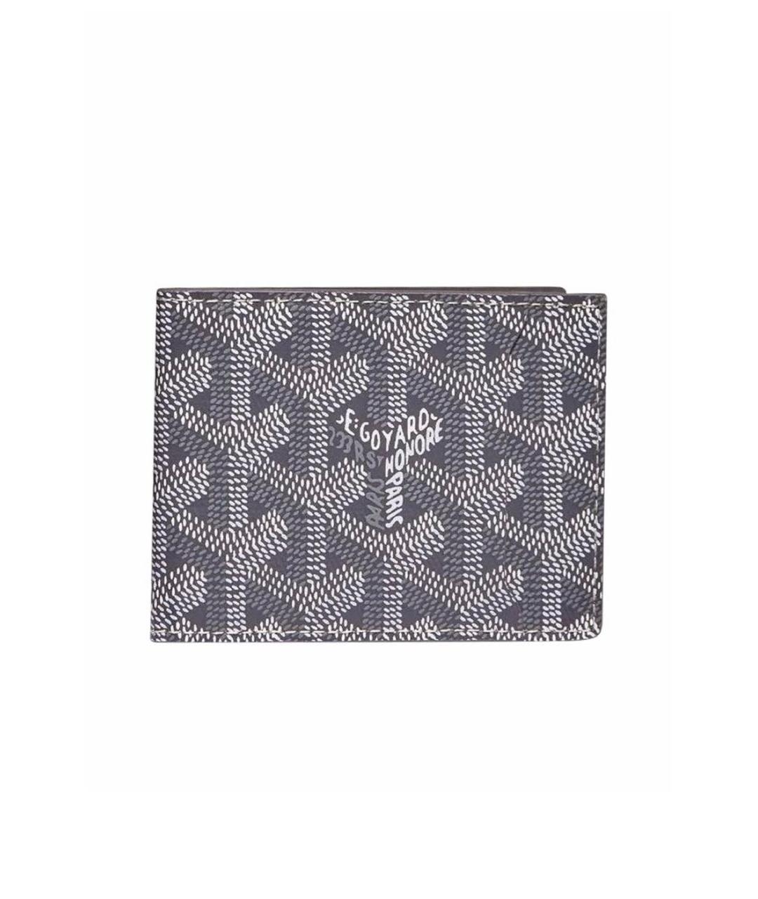GOYARD Серый кожаный кошелек, фото 1