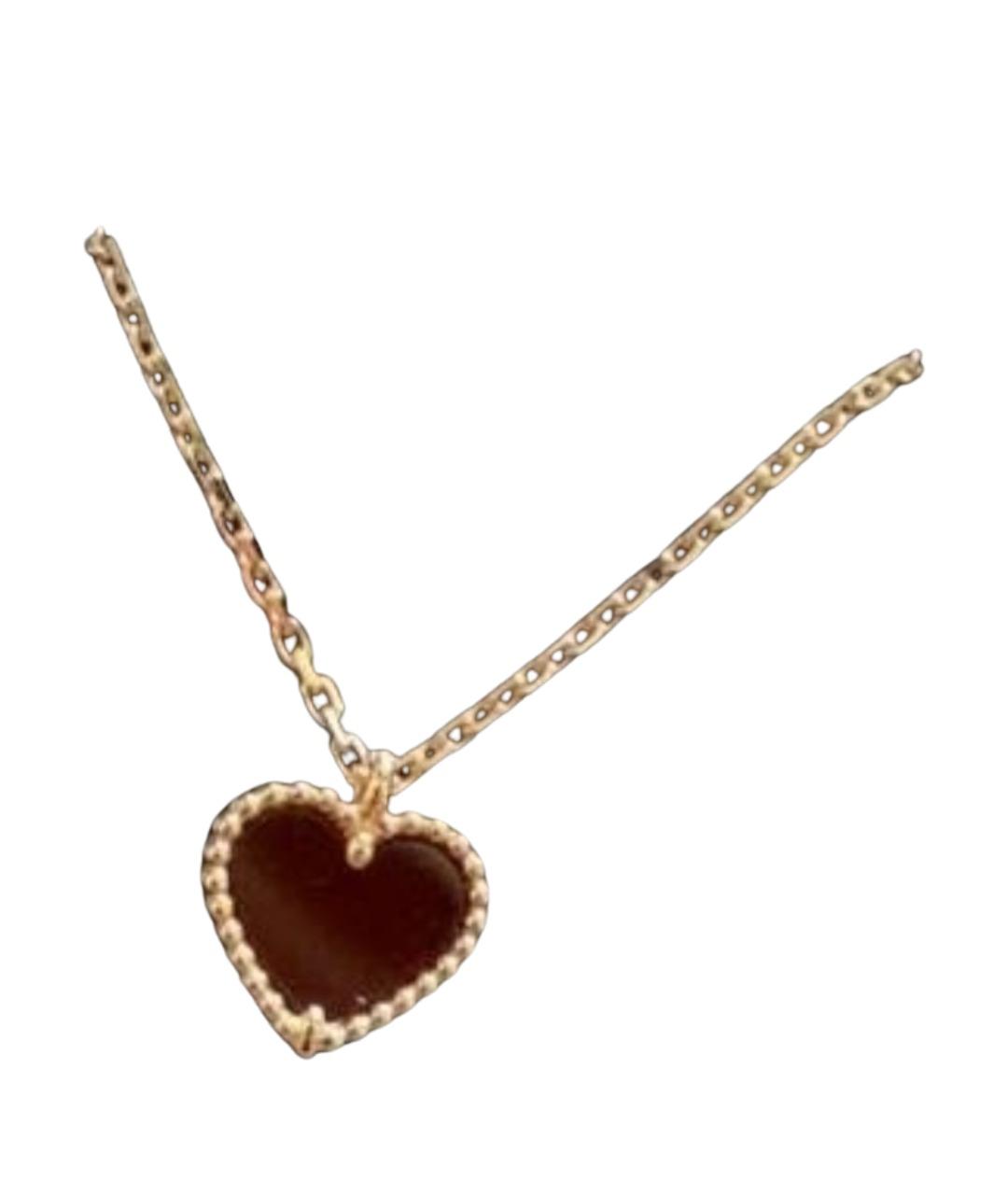 VAN CLEEF & ARPELS Бордовое колье из розового золота, фото 1