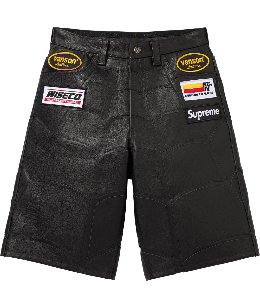 SUPREME Черные шорты, фото 1