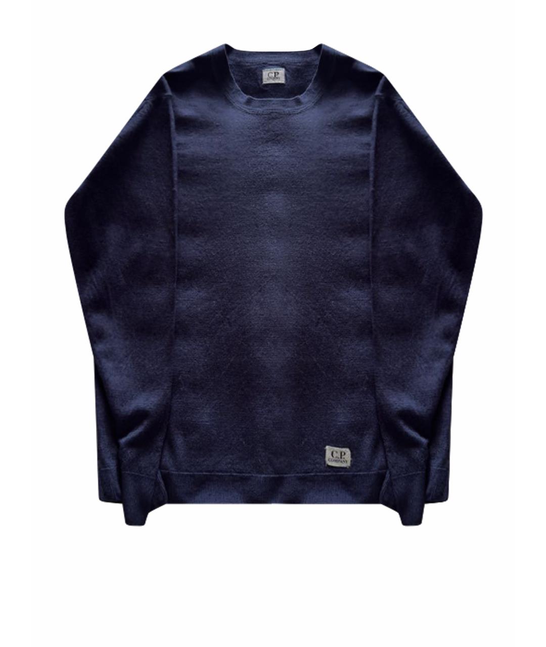 CP COMPANY Темно-синий шерстяной джемпер / свитер, фото 4
