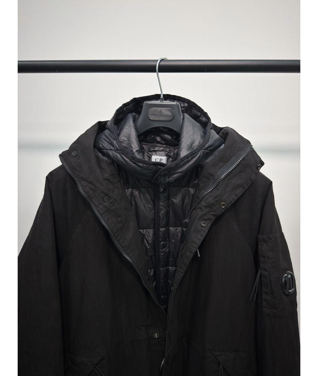 CP COMPANY Черная хлопковая парка, фото 4