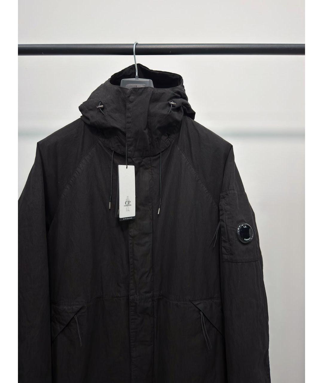 CP COMPANY Черная хлопковая парка, фото 3