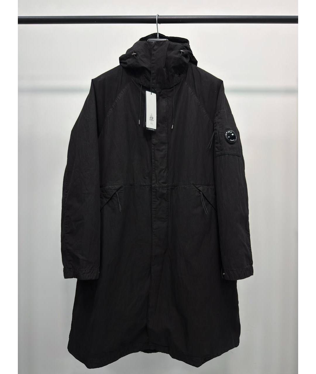 CP COMPANY Черная хлопковая парка, фото 2