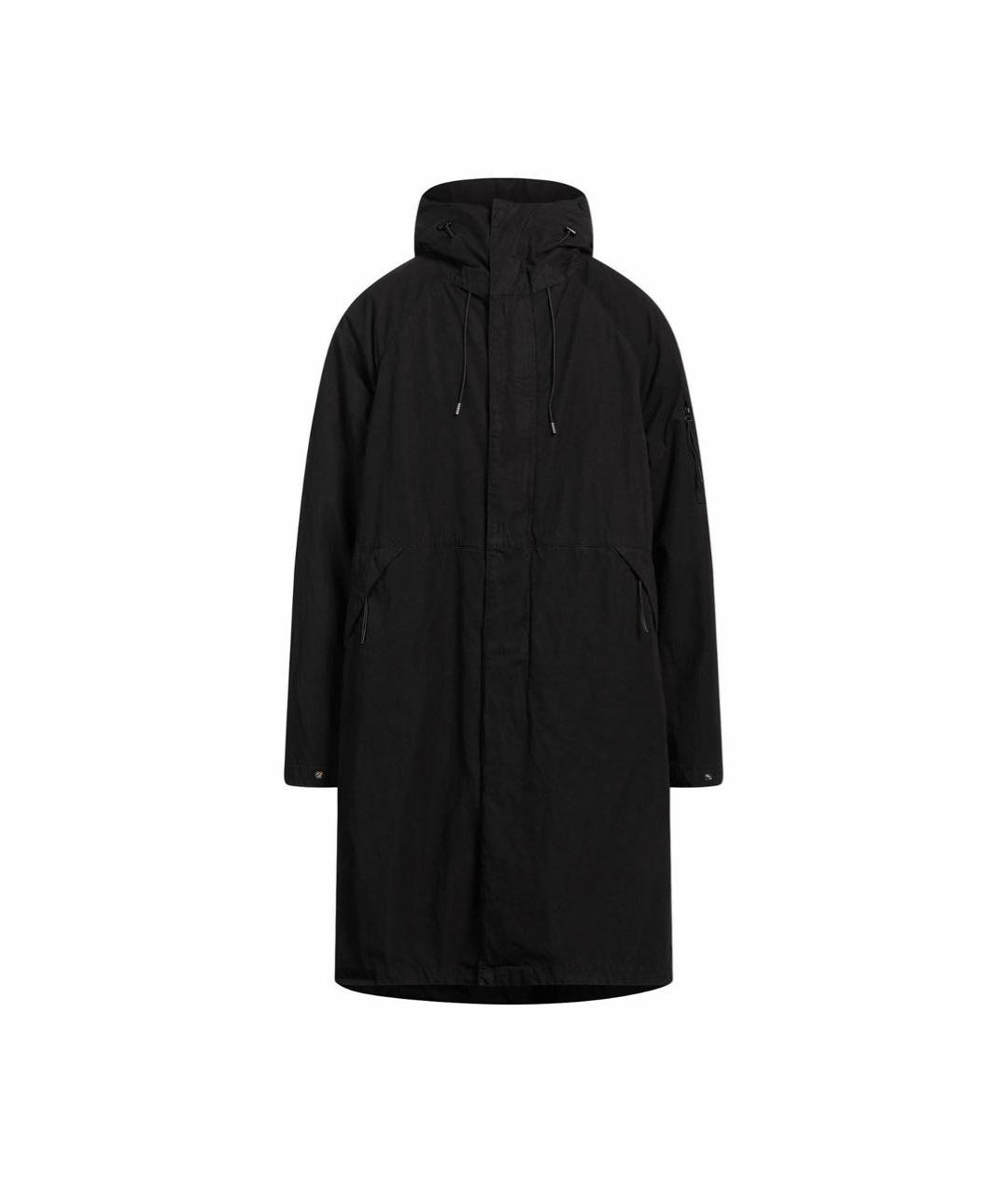 CP COMPANY Черная хлопковая парка, фото 1