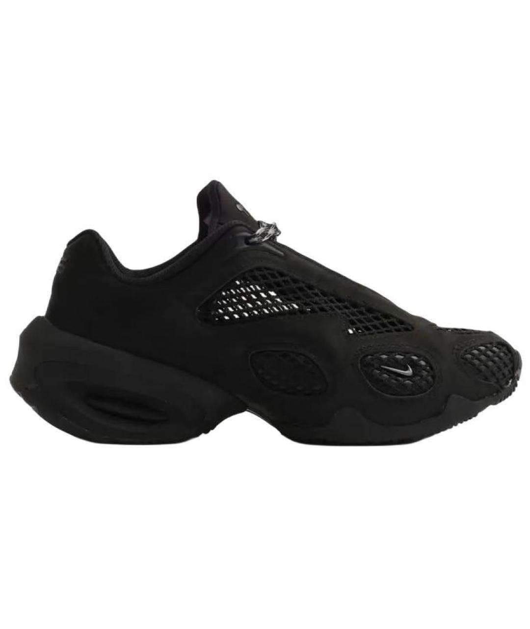 NIKE Черные кожаные кроссовки, фото 1