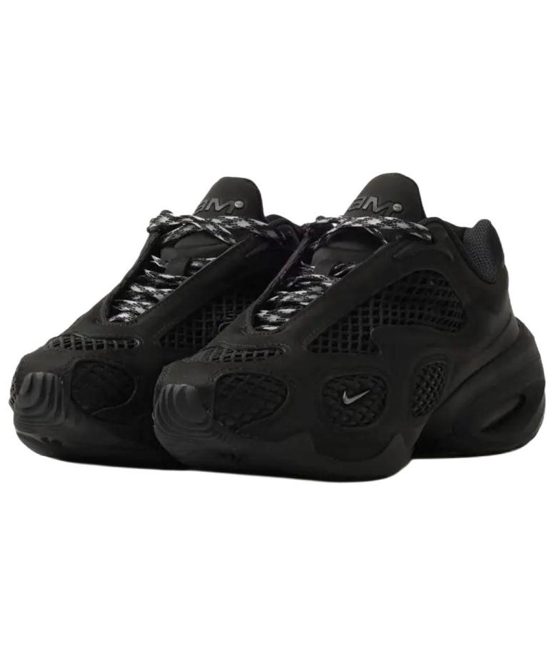 NIKE Черные кожаные кроссовки, фото 2