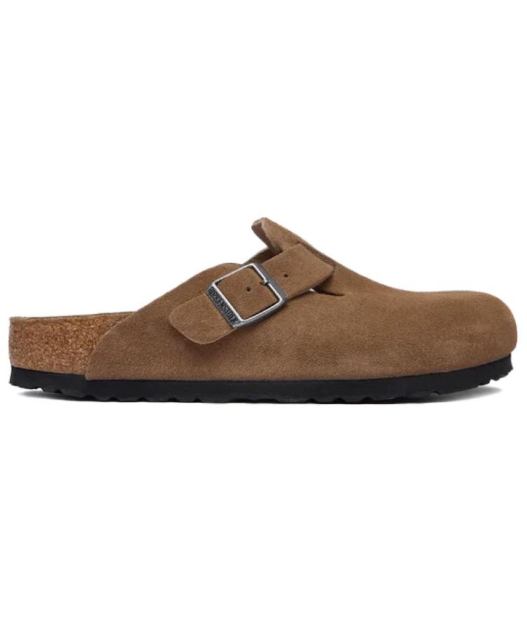 BIRKENSTOCK Коричневые сабо, фото 1