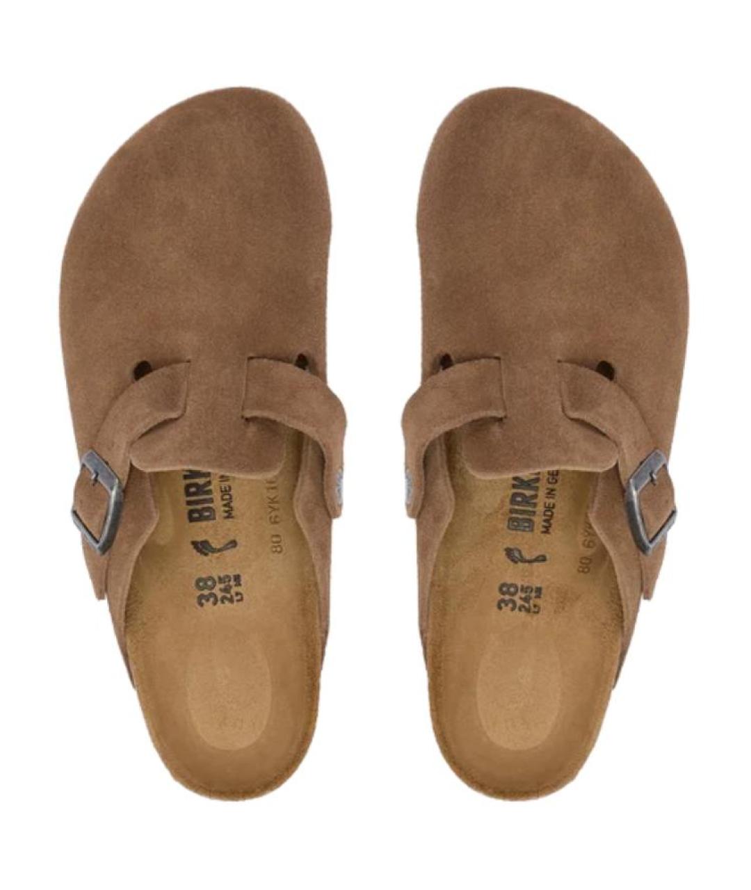 BIRKENSTOCK Коричневые сабо, фото 3