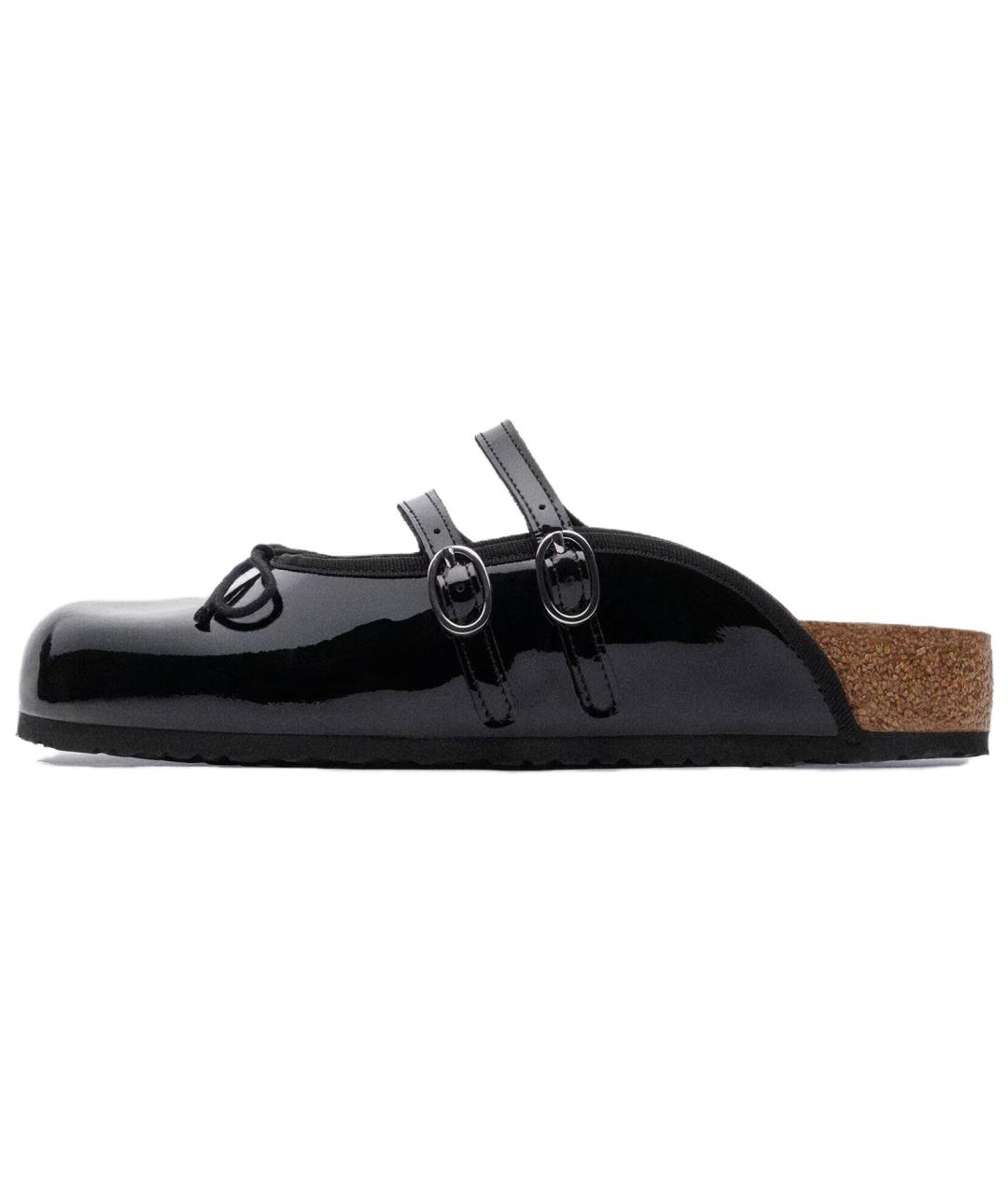 BIRKENSTOCK Черные кожаные сандалии, фото 2