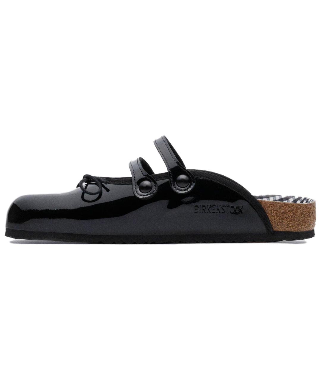 BIRKENSTOCK Черные кожаные сандалии, фото 3