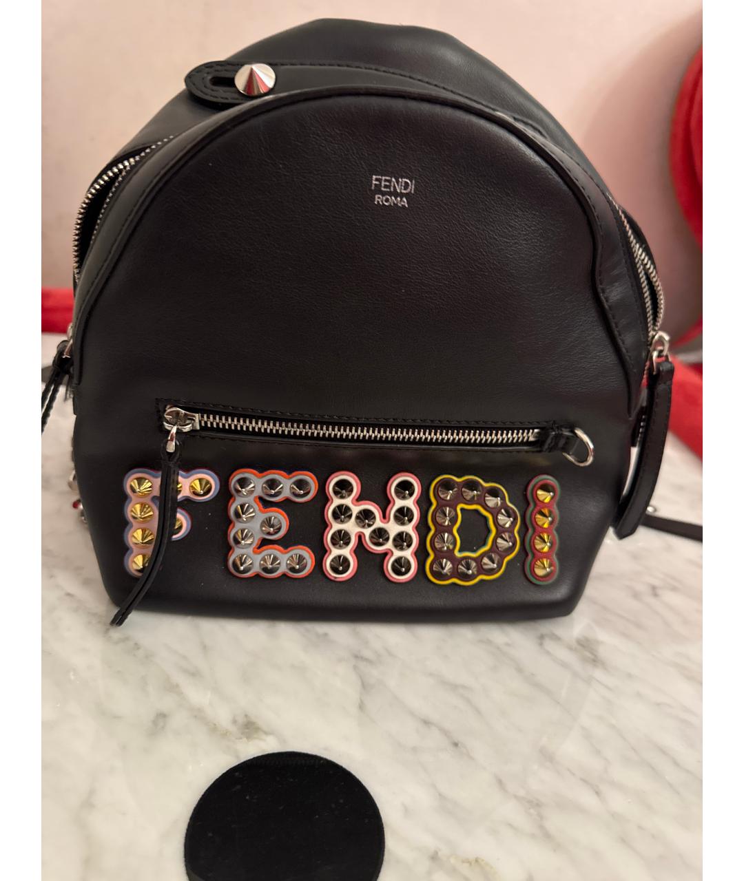 GUCCI Черный кожаный рюкзак, фото 6