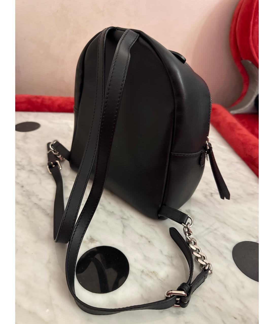 GUCCI Черный кожаный рюкзак, фото 3