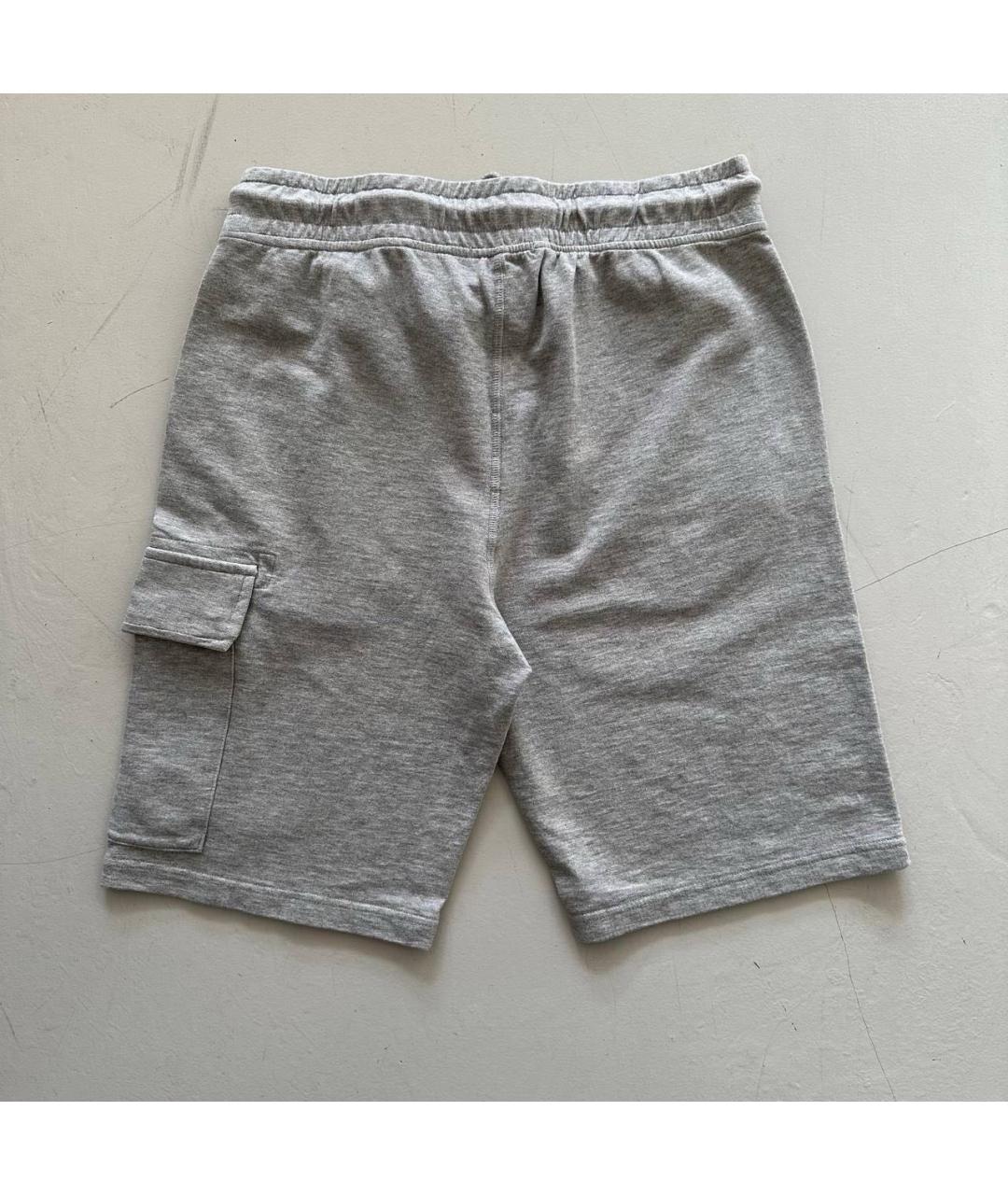 CP COMPANY Серые хлопковые шорты, фото 5