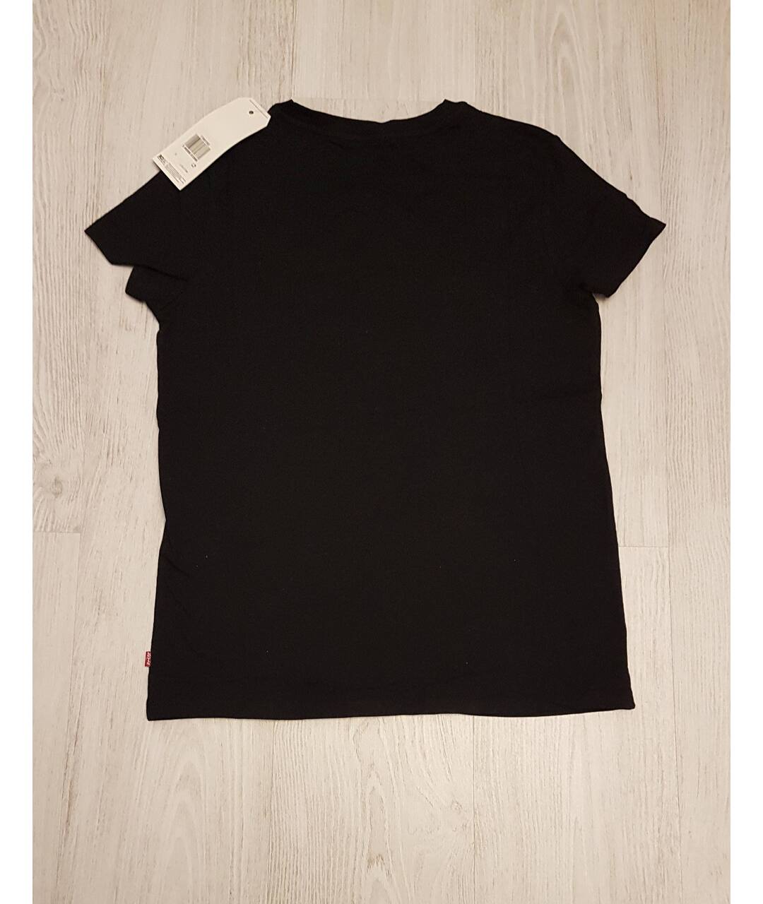 LEVI'S Черная хлопковая футболка, фото 4