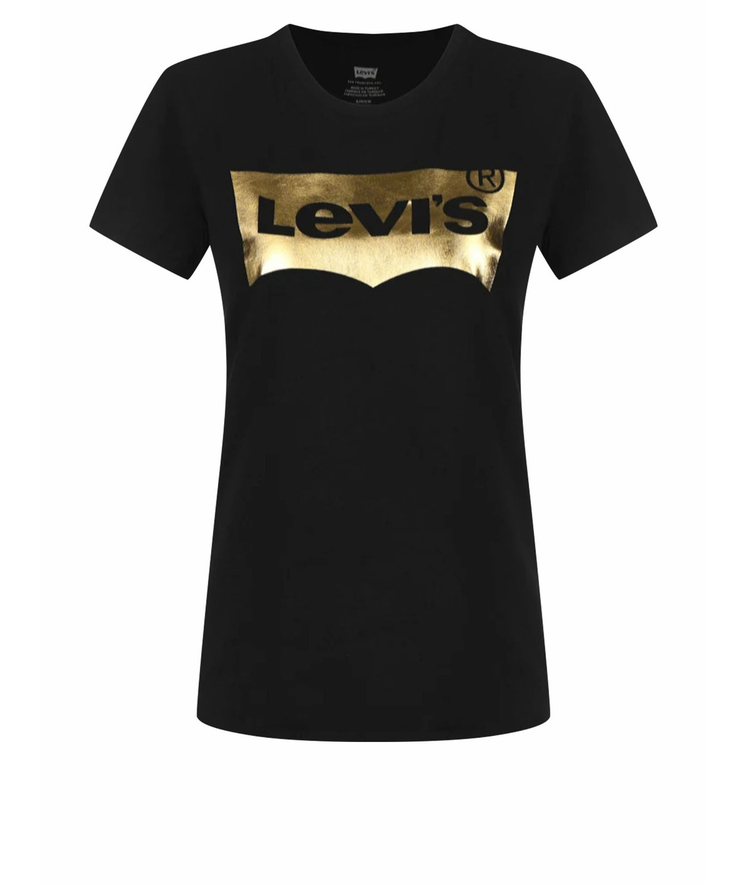 LEVI'S Черная хлопковая футболка, фото 1
