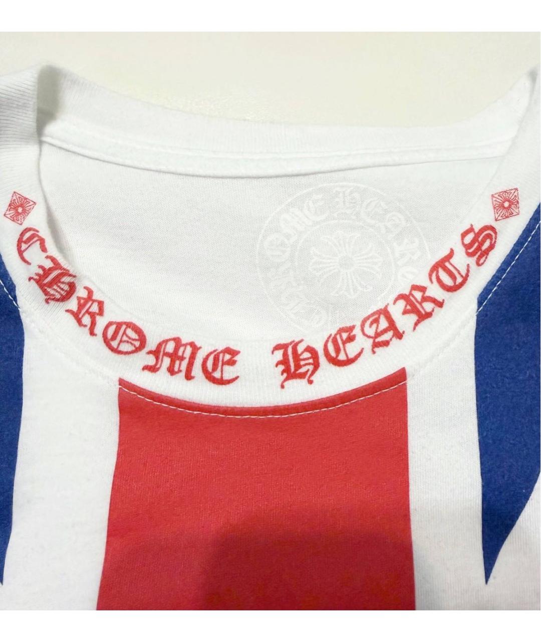 CHROME HEARTS Белая хлопковая футболка, фото 3