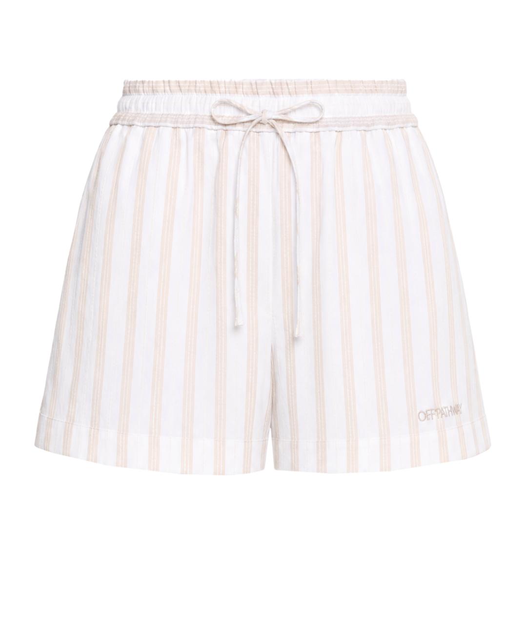OFF-WHITE Бежевые шорты, фото 1
