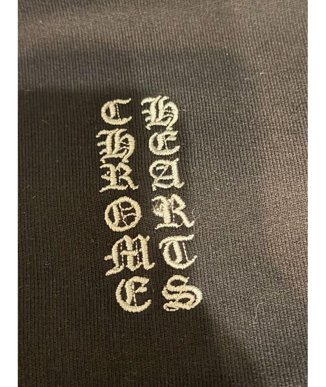 CHROME HEARTS Черный хлопковый джемпер / свитер, фото 6