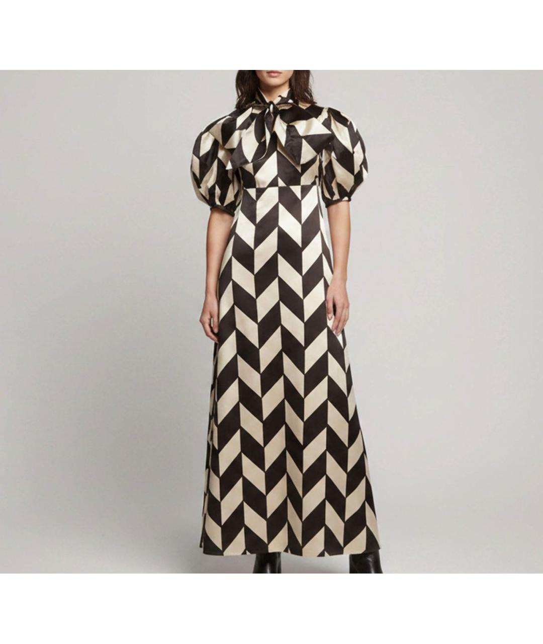 GUCCI Мульти шелковое вечернее платье, фото 9