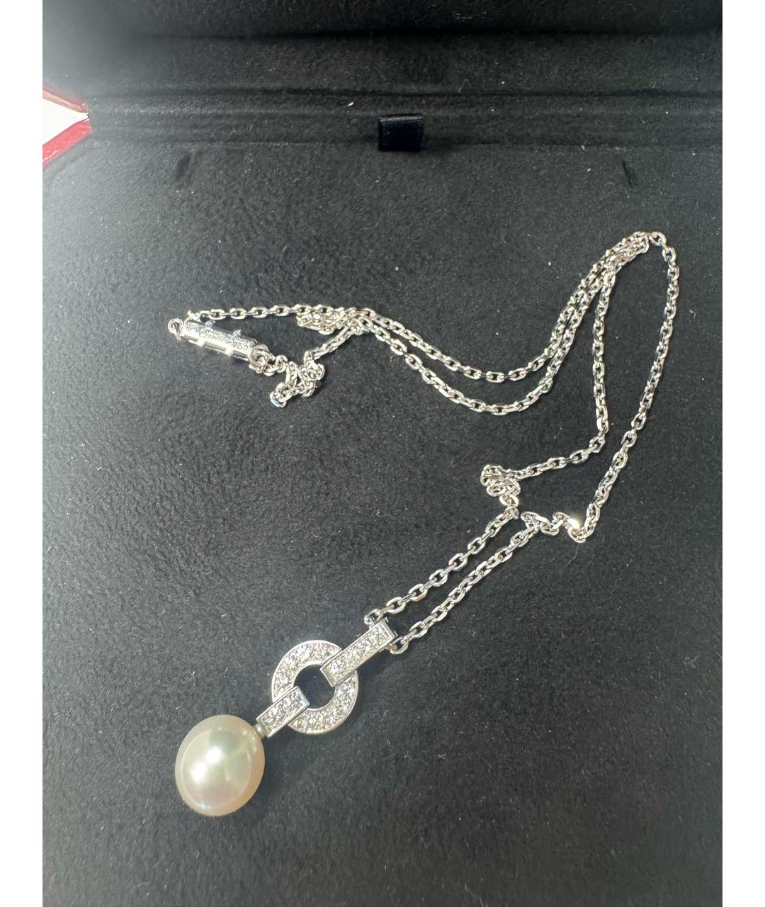 CARTIER Серебряное колье из белого золота, фото 5