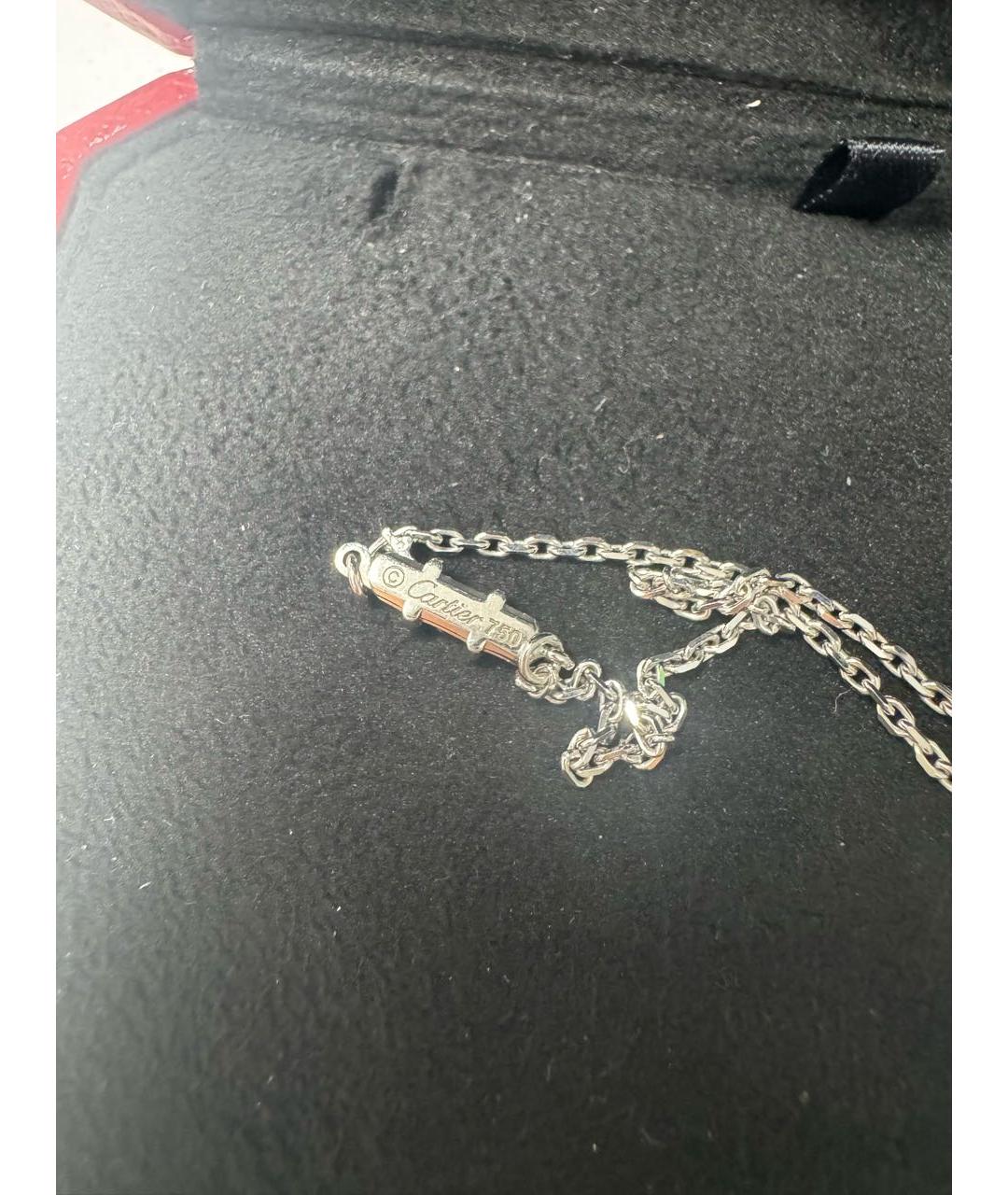 CARTIER Серебряное колье из белого золота, фото 6